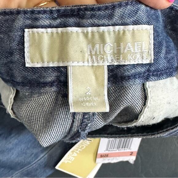 MICHAEL Michael Kors Chambray Wide Leg Pants new size 2 Flowy for Summer - Picture 15 of 16